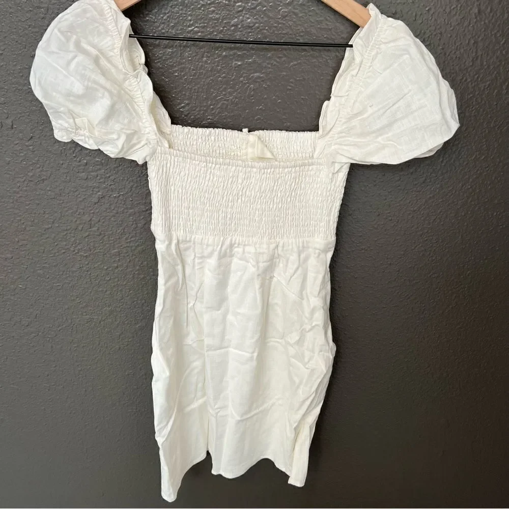 NWOT Revolve x ASTR The Label Nina Dress in Off White | Size XS